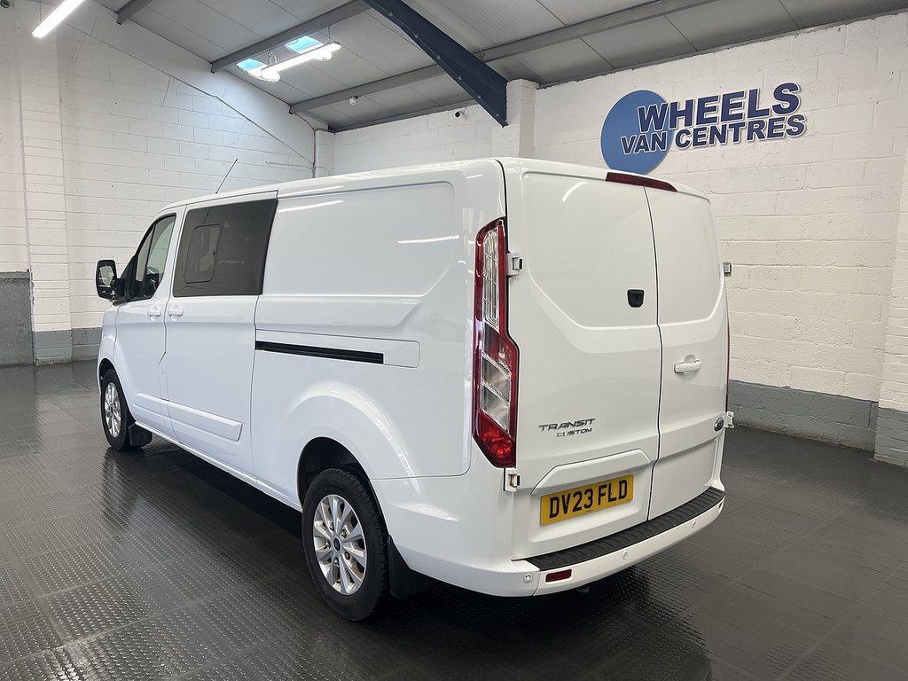 Ford Transit Custom 2.0 320 Ecoblue Limited Crew Van Double Cab Di White #2