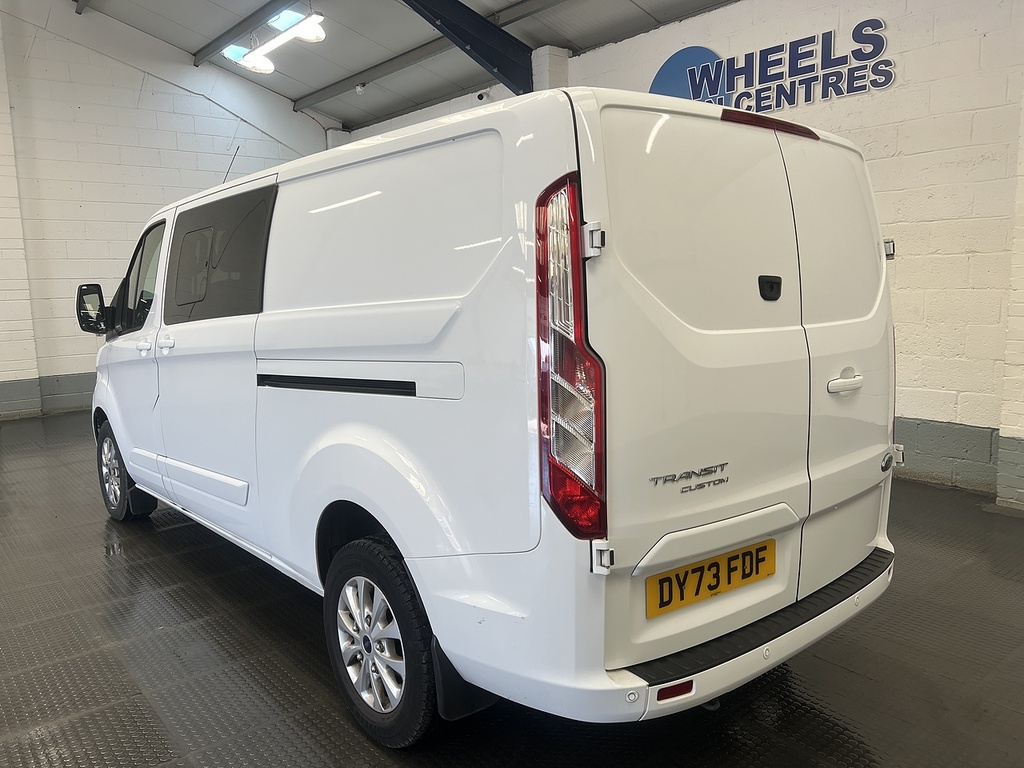 Ford Transit Custom 2.0 320 Ecoblue Limited Crew Van Double Cab Di White #2