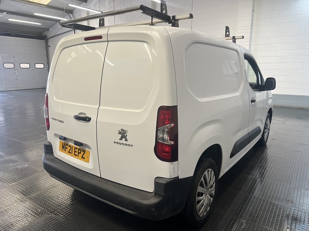 Peugeot Partner 1.5 Bluehdi 1000 Professional Standard Panel Van 5 White #3