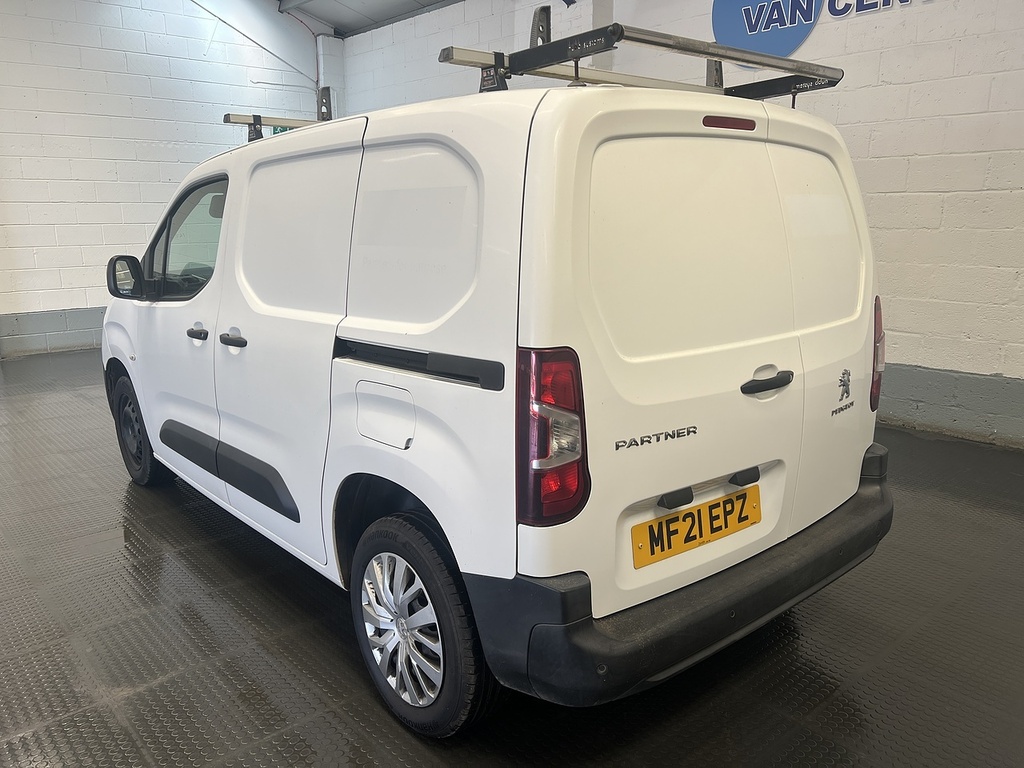 Peugeot Partner 1.5 Bluehdi 1000 Professional Standard Panel Van 5 White #2