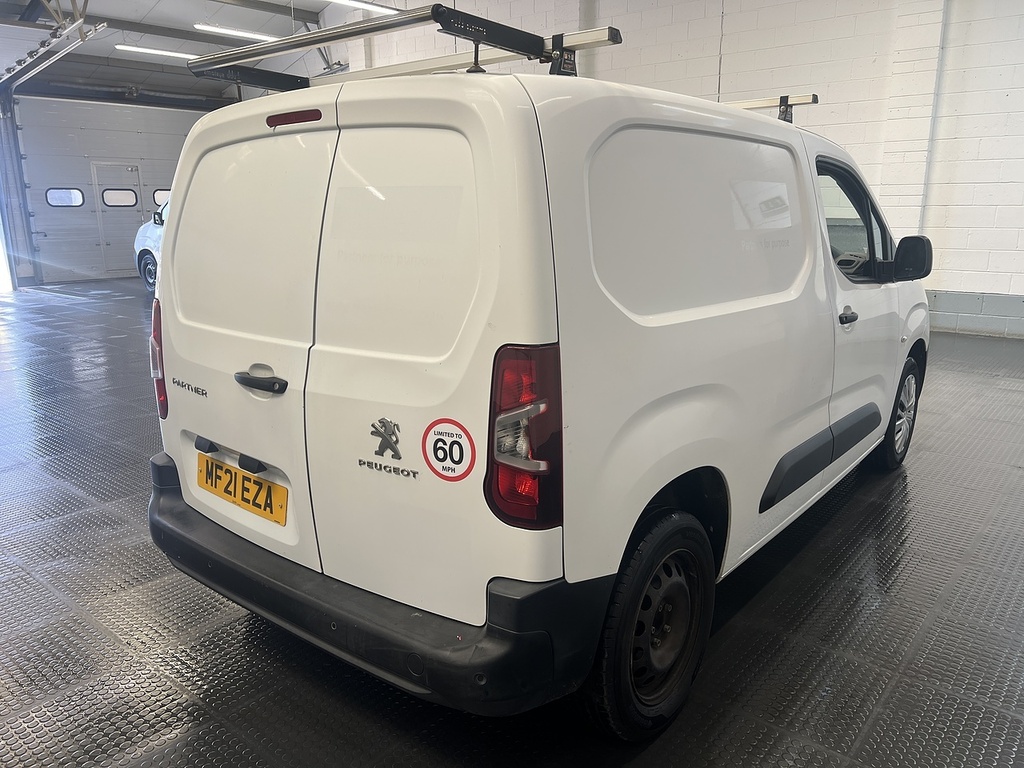 Peugeot Partner 1.5 Bluehdi 1000 Professional Standard Panel Van 5 White #3