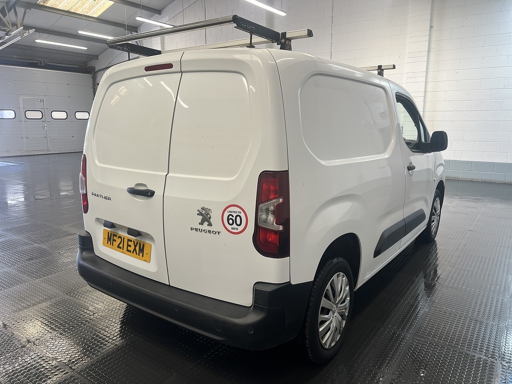 Peugeot Partner 1.5 Bluehdi 1000 Professional Standard Panel Van 5 White #3