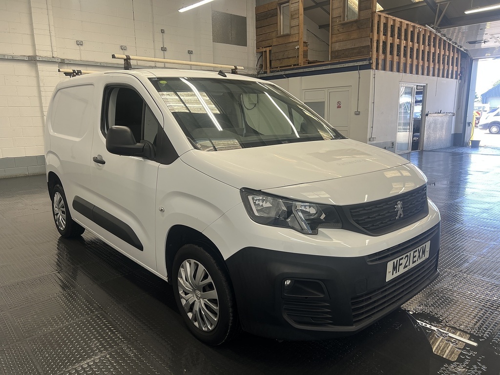 Peugeot Partner 1.5 Bluehdi 1000 Professional Standard Panel Van 5 White #4