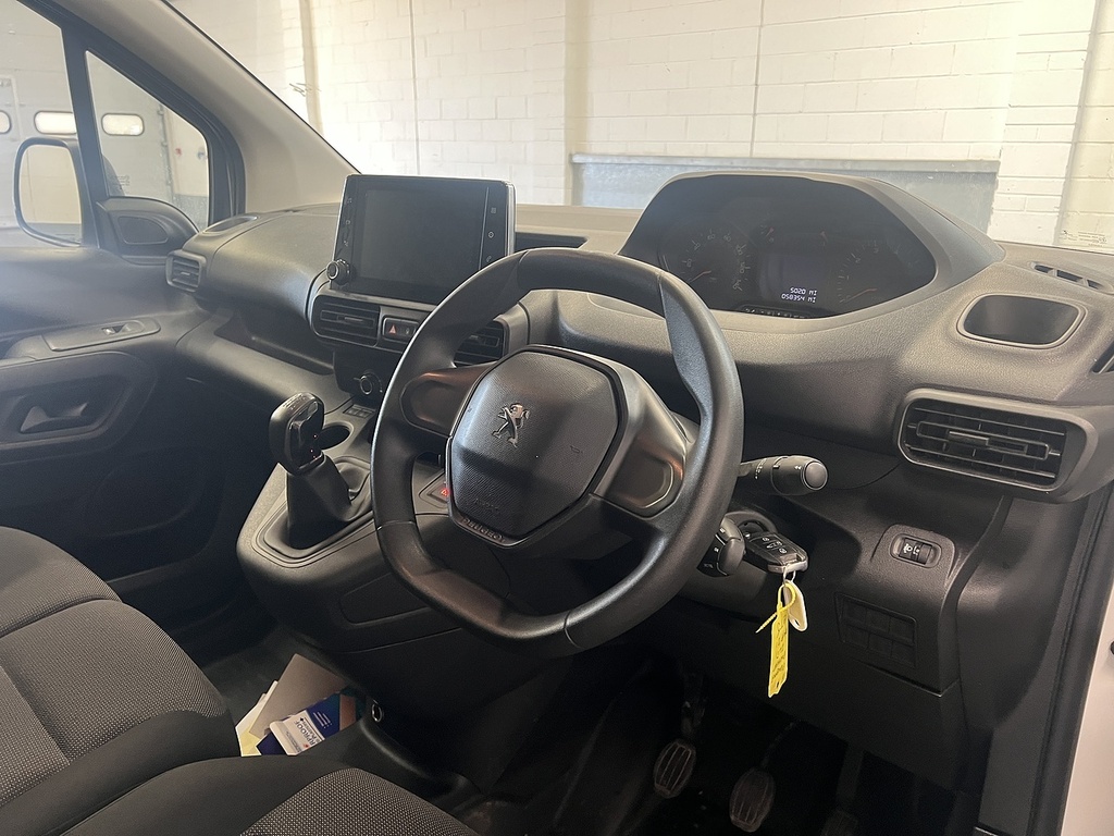 Peugeot Partner 1.5 Bluehdi 1000 Professional Standard Panel Van 5 White #6