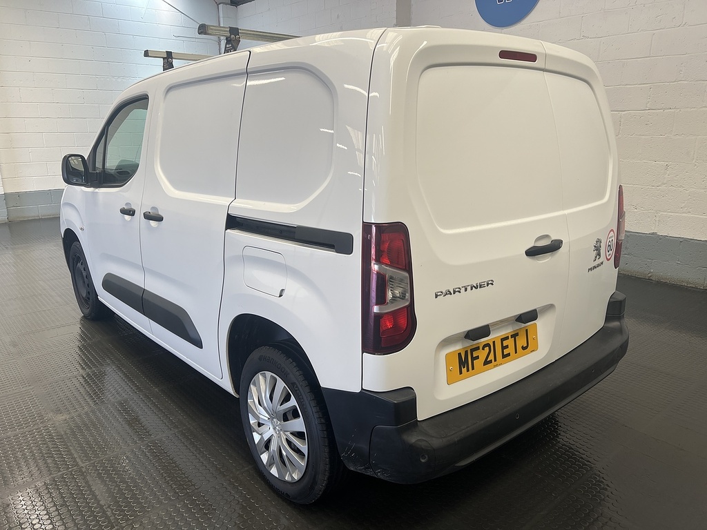 Peugeot Partner 1.5 Bluehdi 1000 Professional Standard Panel Van 5 White #2