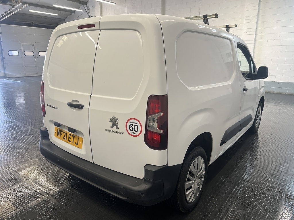Peugeot Partner 1.5 Bluehdi 1000 Professional Standard Panel Van 5 White #3