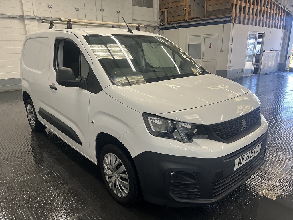 Peugeot Partner 1.5 Bluehdi 1000 Professional Standard Panel Van 5 White #4