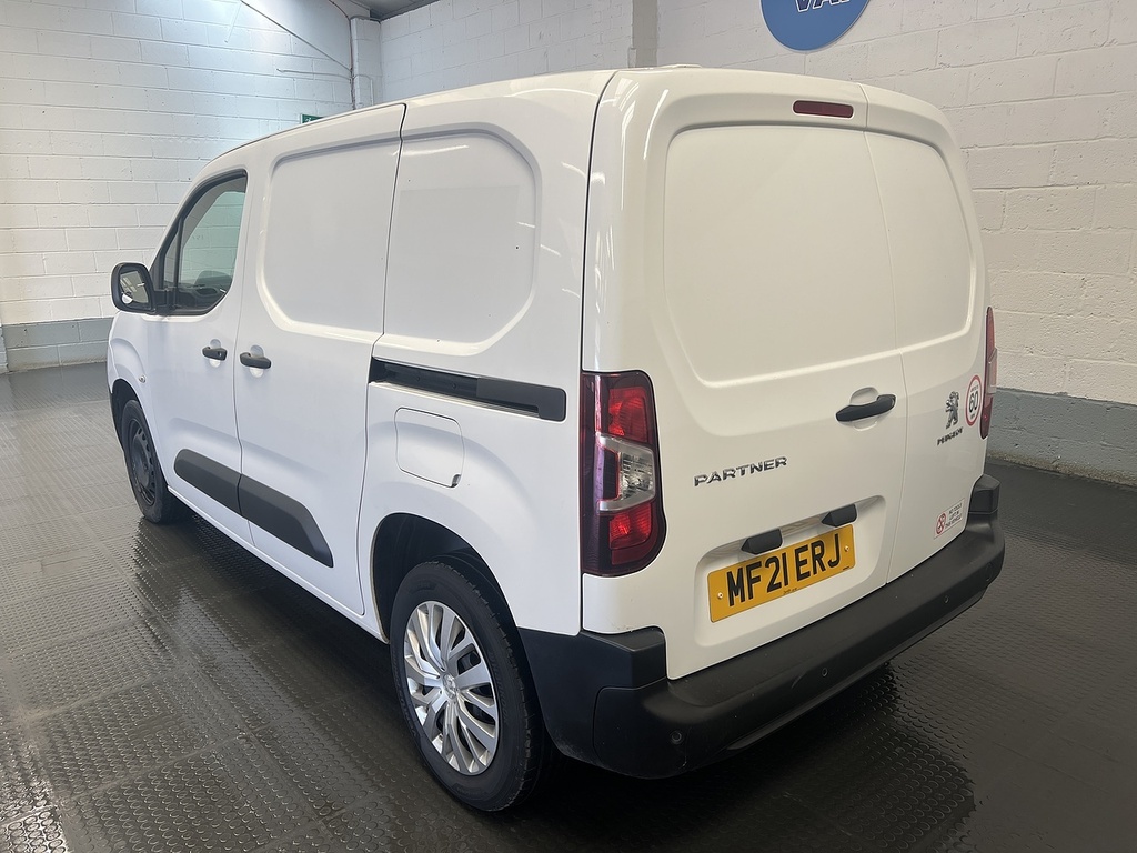 Peugeot Partner 1.5 Bluehdi 1000 Professional Standard Panel Van 5 White #2