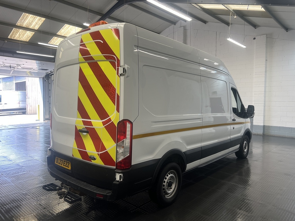 Ford Transit Custom 2.0 350 Ecoblue Leader Panel Van DL23EZZ White #3