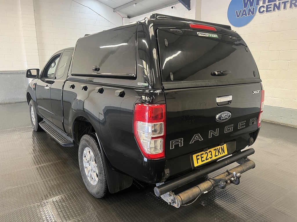 Ford Ranger 2.0 Ecoblue Xlt Pickup Super Extended Cab Dies Black #2