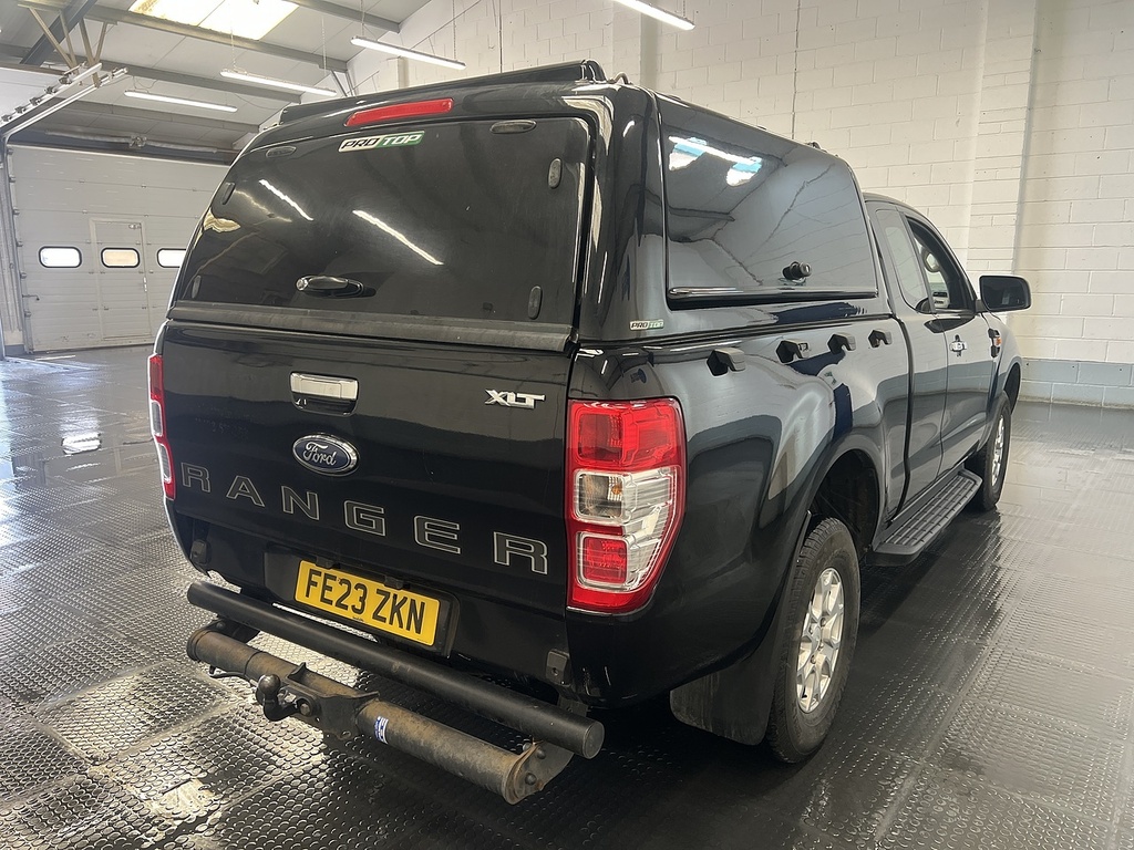 Ford Ranger 2.0 Ecoblue Xlt Pickup Super Extended Cab Dies Black #3