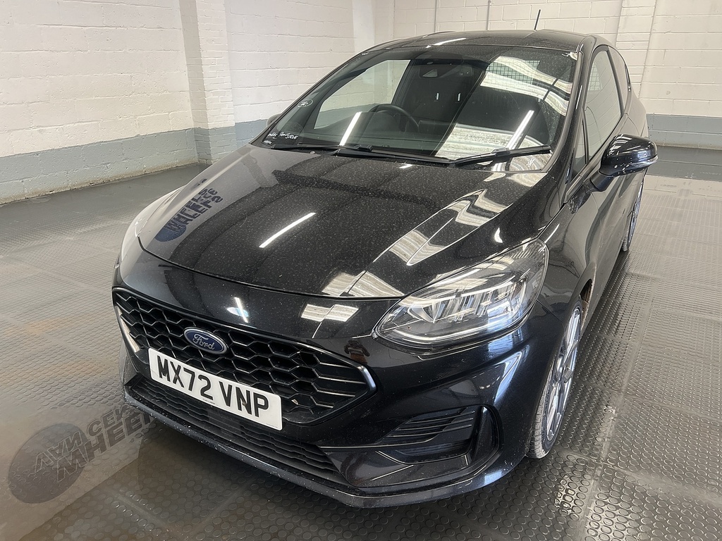 Ford Fiesta 1.0T Ecoboost Mhev Sport Car Derived Van Petro Black