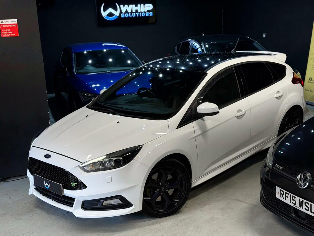 Ford Focus 2.0 Tdci St-3 Euro 6 Ss White #4