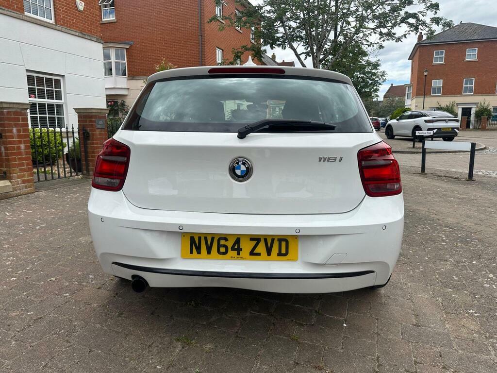 BMW 1 Series 1.6 116I Sport Euro 6 S S White #6