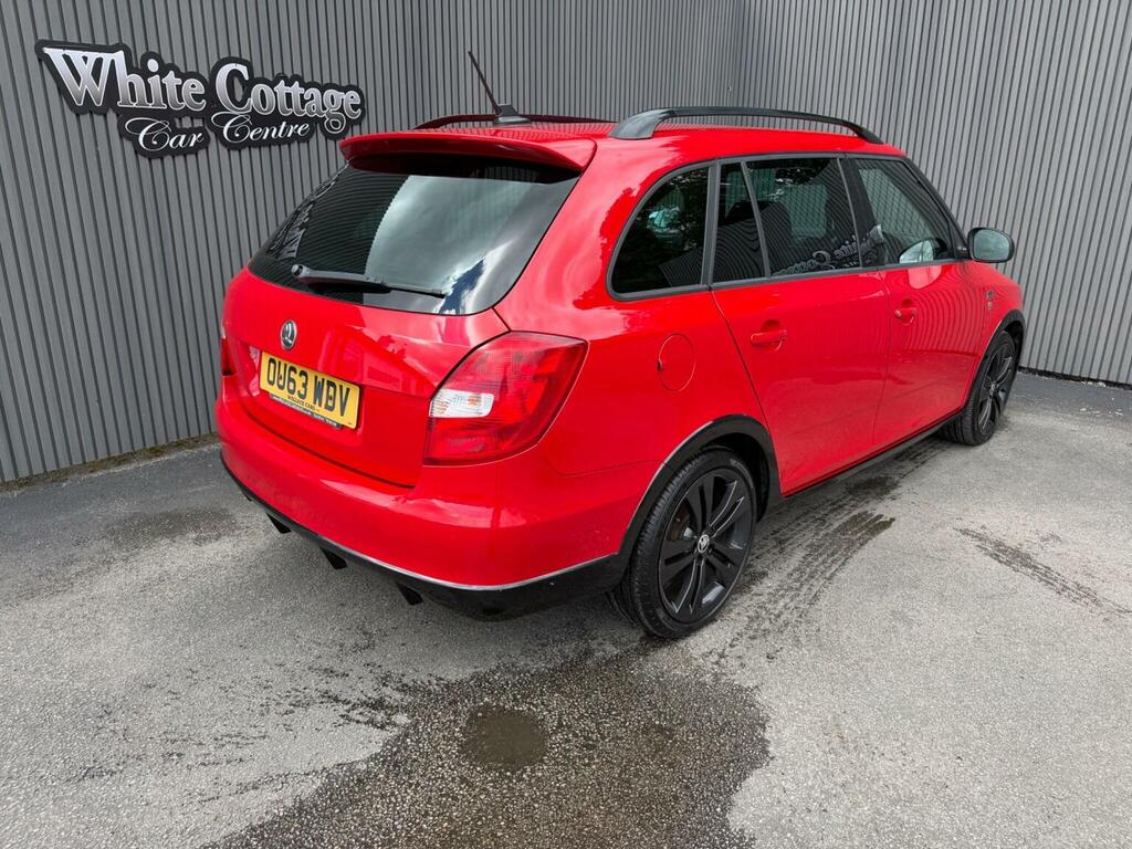 Skoda Fabia Estate 1.2 Tsi Monte Carlo Tech Euro 5 20136 OU63WDV Red #2