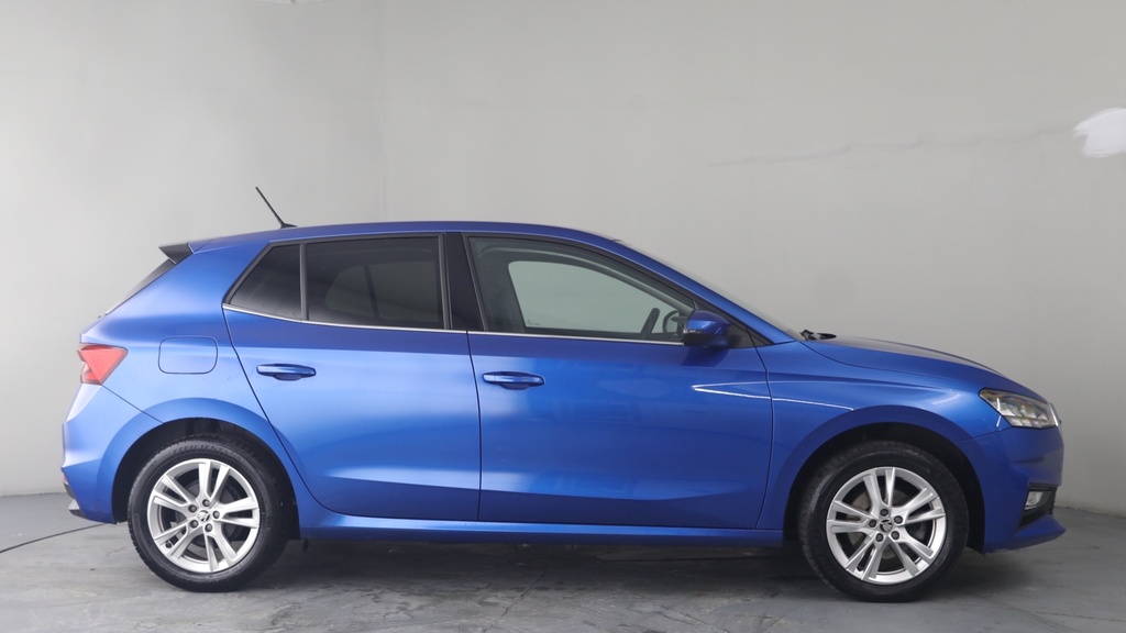 Skoda Fabia 1.0 Tsi Se L Hatchback Euro 6 S CA24VUW Blue #4