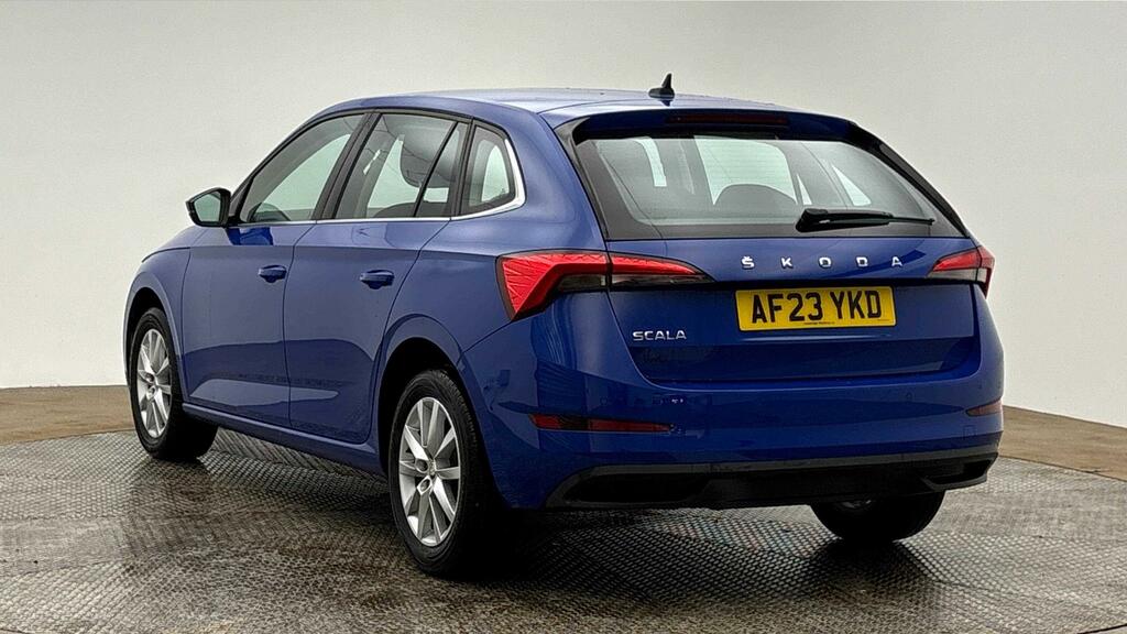 Skoda Scala 1.0 Tsi Se Technology Hatchback Blue #3