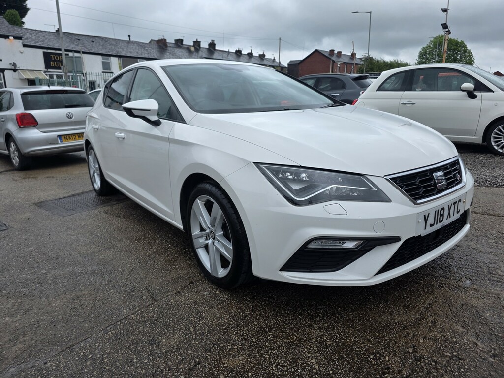Seat Leon Hatchback 1.4 Ecotsi Fr Technology 201818 YJ18XTC White #2