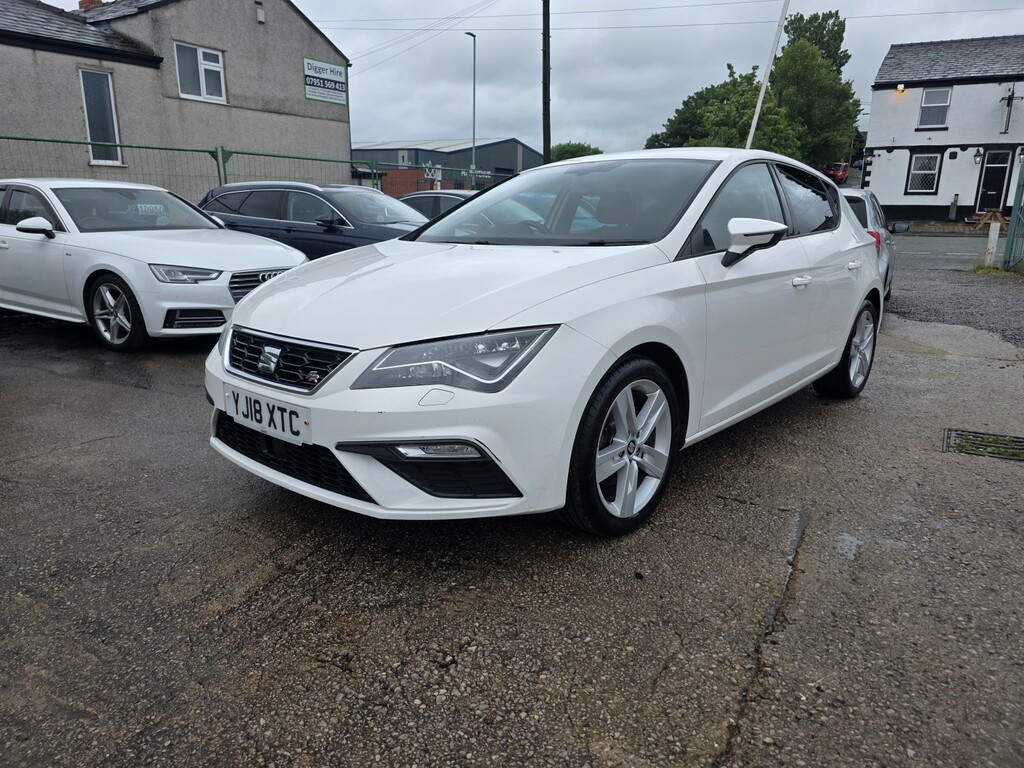 Seat Leon Hatchback 1.4 Ecotsi Fr Technology 201818 YJ18XTC White #3
