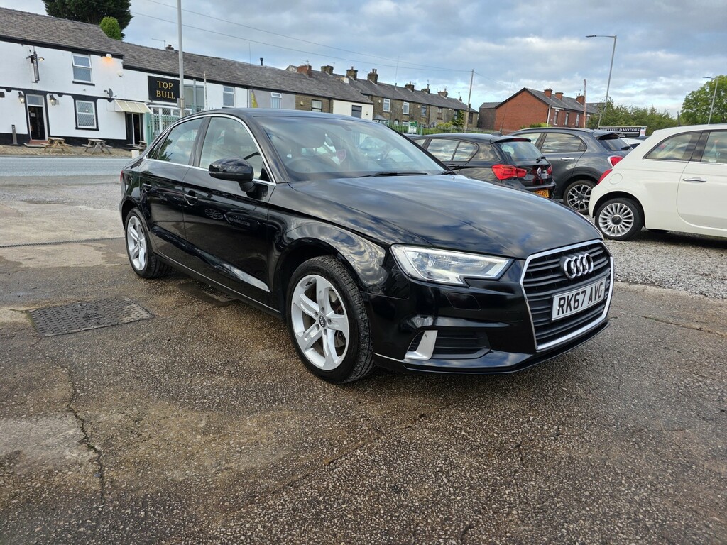 Audi A3 Saloon 2.0 Tdi Sport 201767 RK67AVG Black #2