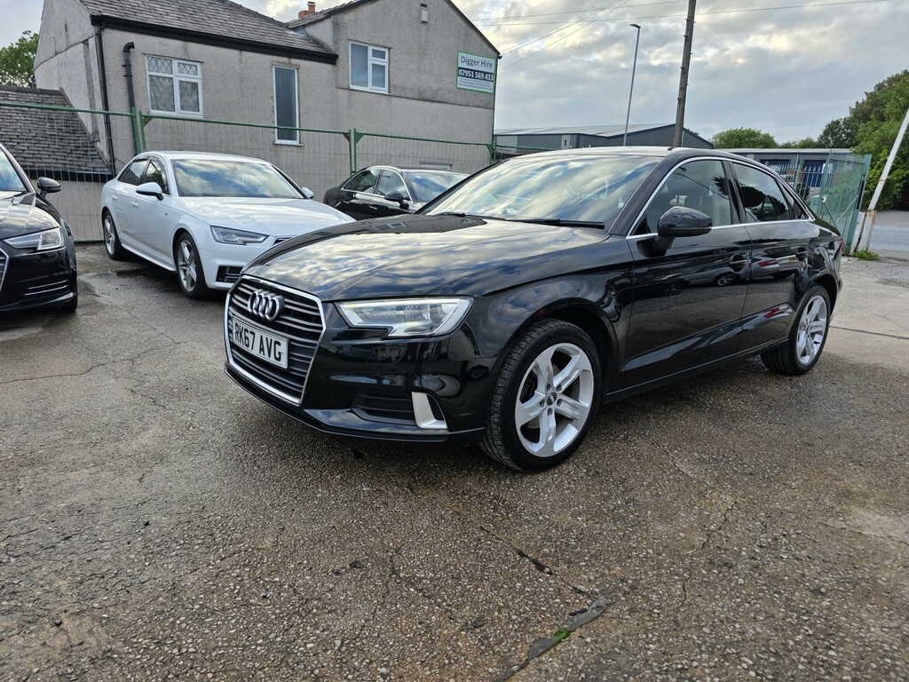 Audi A3 Saloon 2.0 Tdi Sport 201767 RK67AVG Black #3