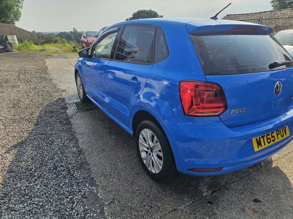 Volkswagen Polo Hatchback 1.0 Bluemotion Tech Se 201565 Blue #6