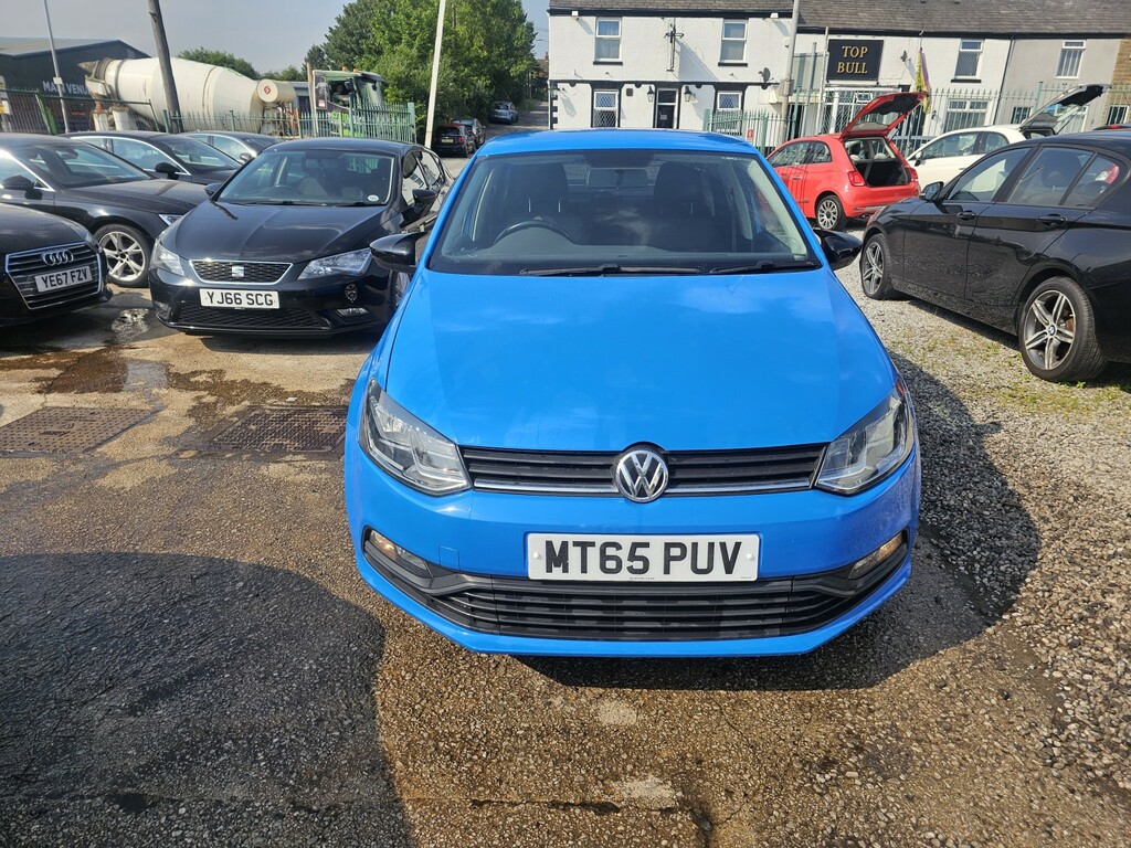 Volkswagen Polo Hatchback 1.0 Bluemotion Tech Se 201565 Blue