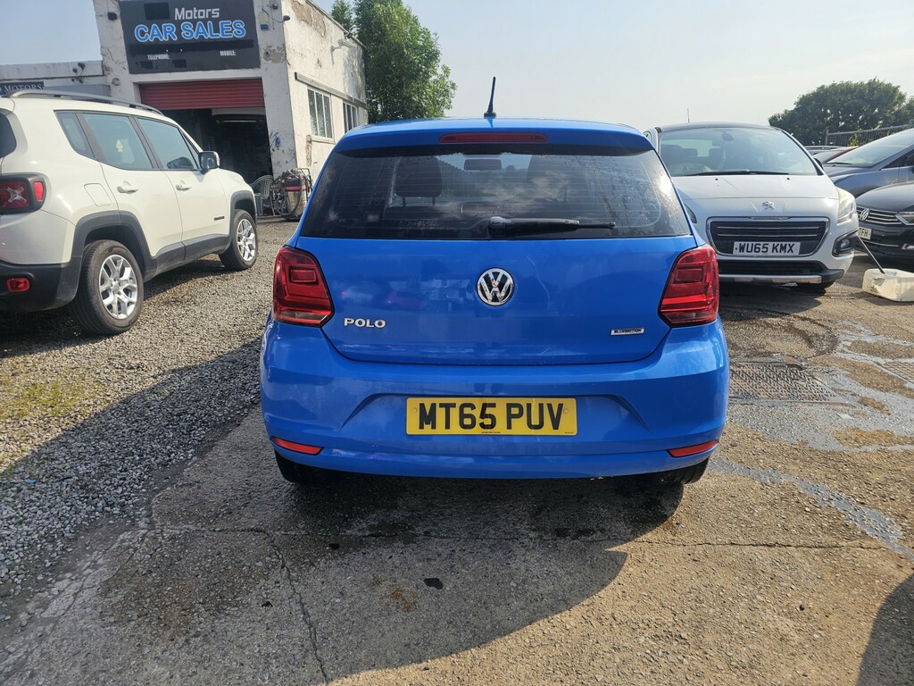 Volkswagen Polo Hatchback 1.0 Bluemotion Tech Se 201565 Blue #4