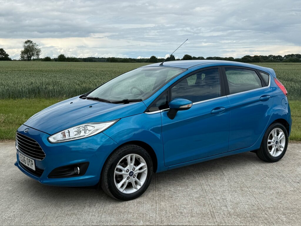 Ford Fiesta 1.6 Zetec Hatchback Powershift Euro 6 Blue #2