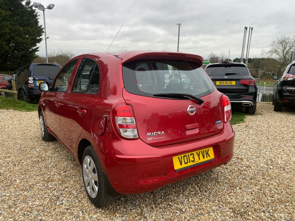 Nissan Micra Hatchback 1.2 12V Visia 2013 Red #5
