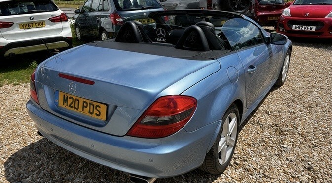 Mercedes-Benz SLK Convertible 1.8 Slk200k 2011 M20PDS Blue #2