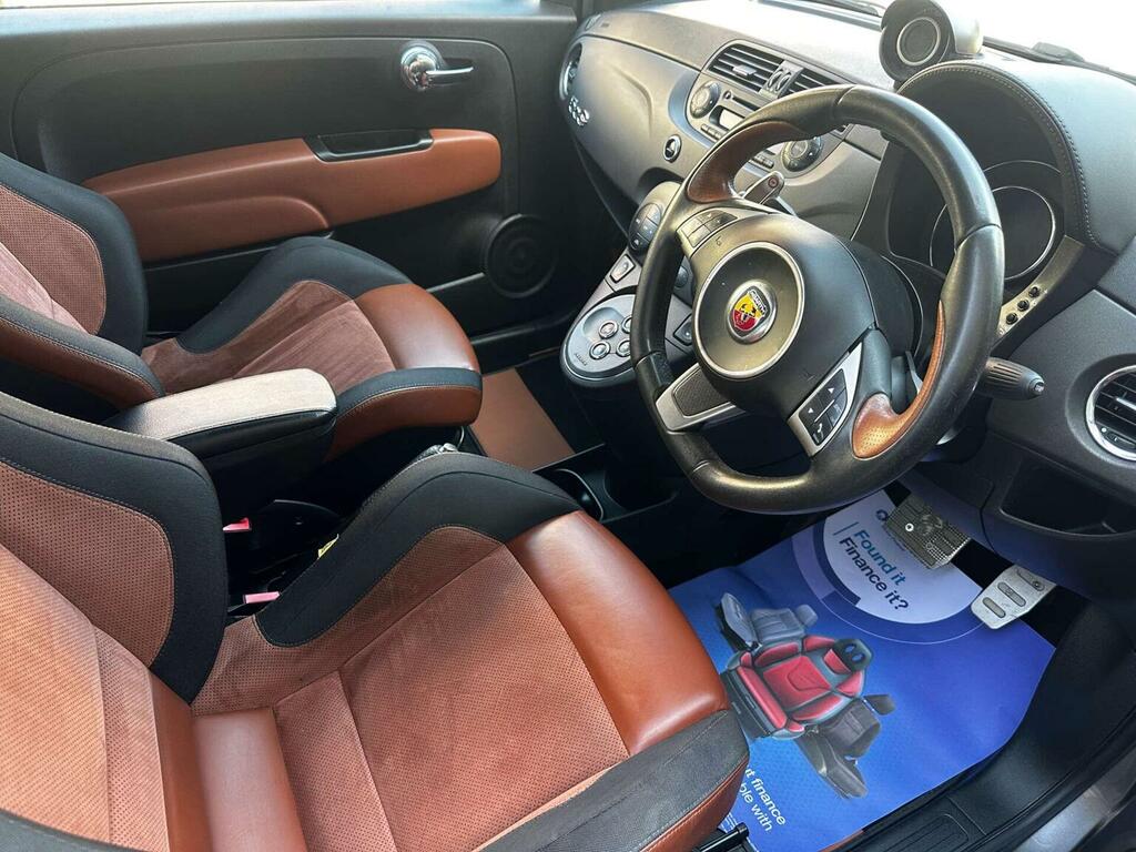 Abarth 595 Convertible 1.4 T-jet Competizione Cabrio Eur Grey #2