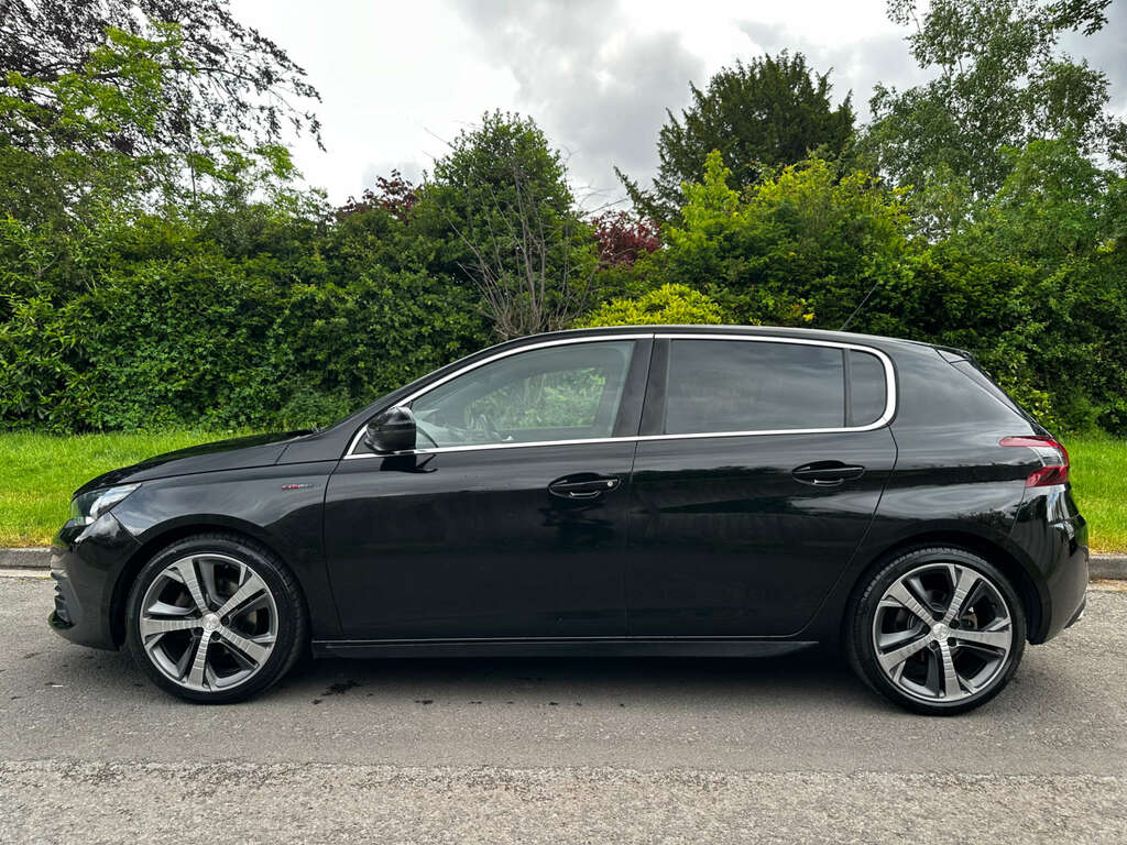 Peugeot 308 Hatchback 1.2 Puretech Gpf Gt Line Hatchback P KO68ELU Black #4