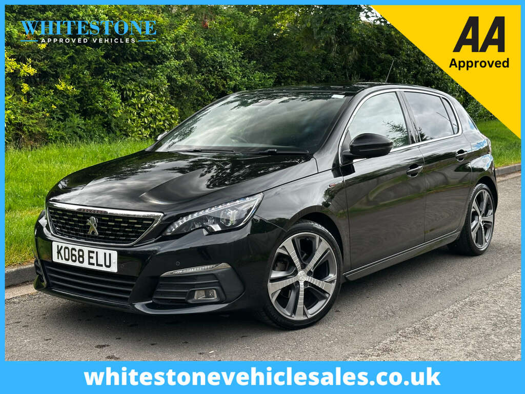 Peugeot 308 Hatchback 1.2 Puretech Gpf Gt Line Hatchback P Black