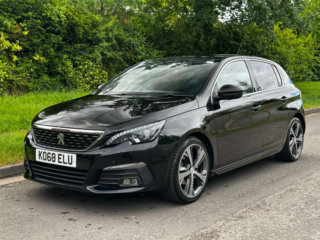 Peugeot 308 Hatchback 1.2 Puretech Gpf Gt Line Hatchback P KO68ELU Black #3