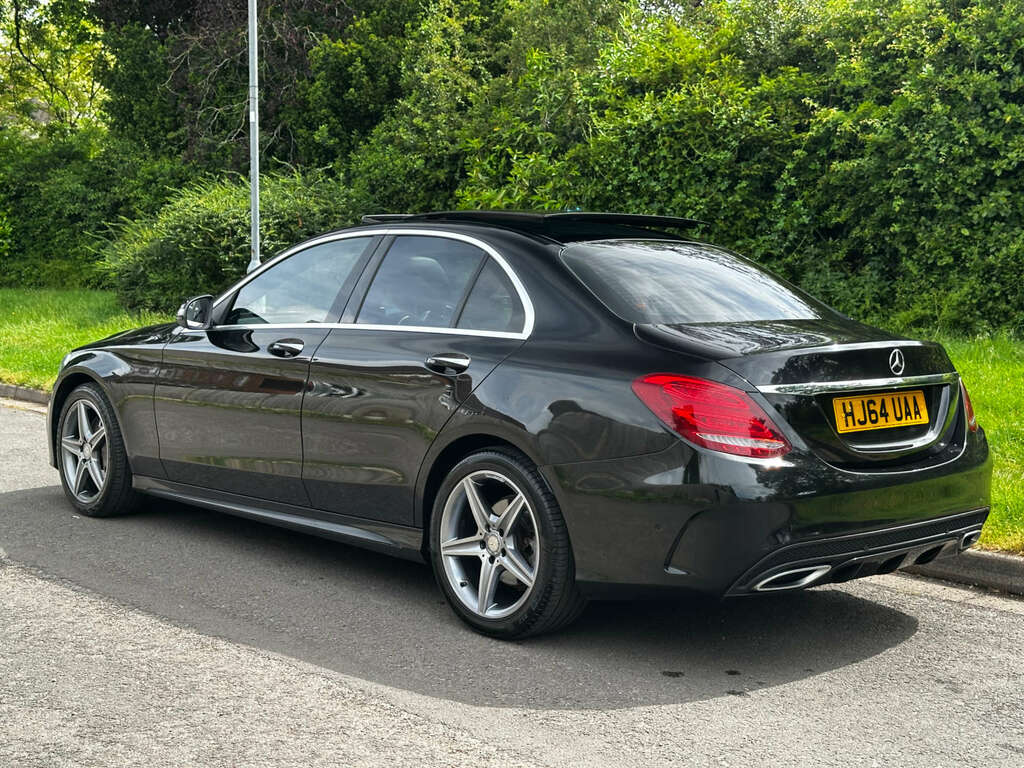 Mercedes-Benz C Class Saloon 2.1 C250 Bluetec Amg Line Saloon HJ64UAA Black #5