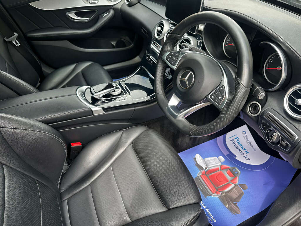 Mercedes-Benz C Class Saloon 2.1 C250 Bluetec Amg Line Saloon HJ64UAA Black #2