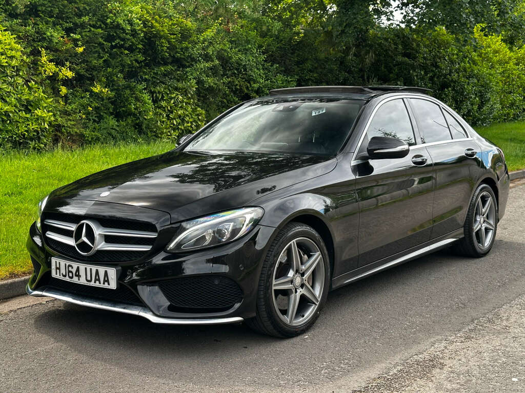 Mercedes-Benz C Class Saloon 2.1 C250 Bluetec Amg Line Saloon HJ64UAA Black #3