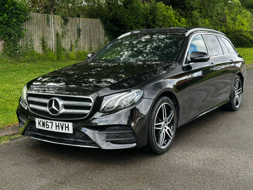 Mercedes-Benz E Class Estate 2.0 E220d Amg Line Premium Estate Die KW67HVH Black #3