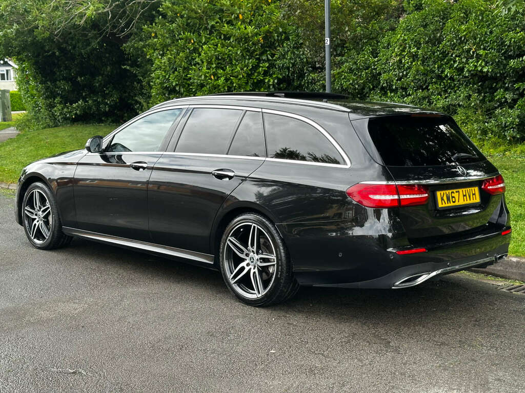 Mercedes-Benz E Class Estate 2.0 E220d Amg Line Premium Estate Die KW67HVH Black #5