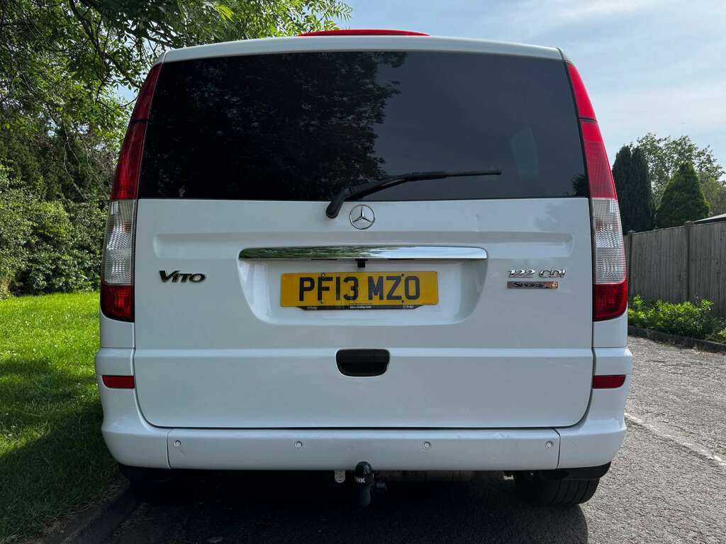 Mercedes-Benz Vito Panel Van 3.0 122 Cdi Dualiner Sport Panel Van White #4