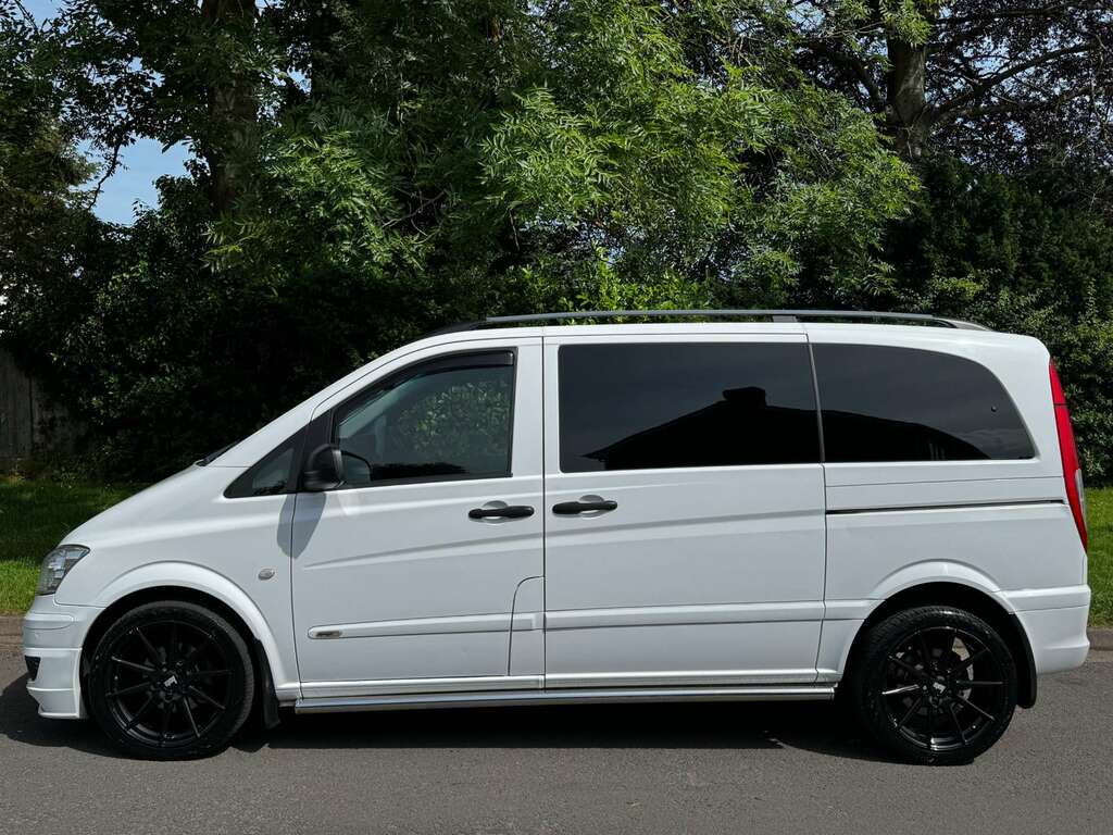 Mercedes-Benz Vito Panel Van 3.0 122 Cdi Dualiner Sport Panel Van White #2
