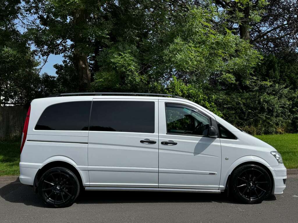 Mercedes-Benz Vito Panel Van 3.0 122 Cdi Dualiner Sport Panel Van White #6