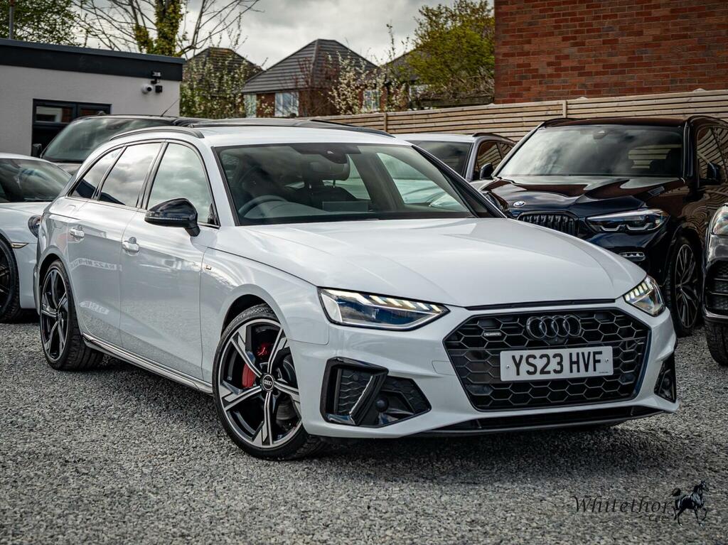 Audi A4 Avant Estate 2.0 Tdi 40 Black Edition S Tronic Quattro E White