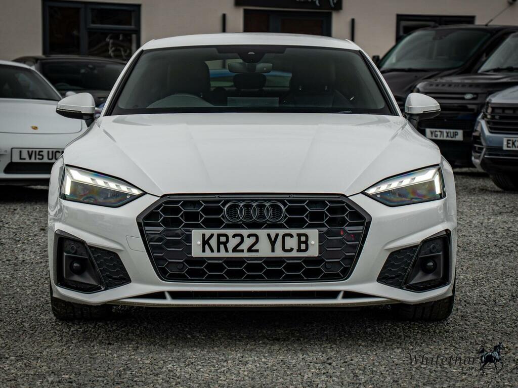 Audi A5 Hatchback 2.0 Tdi 35 S Line Sportback S Tronic Eur KR22YCB White #2