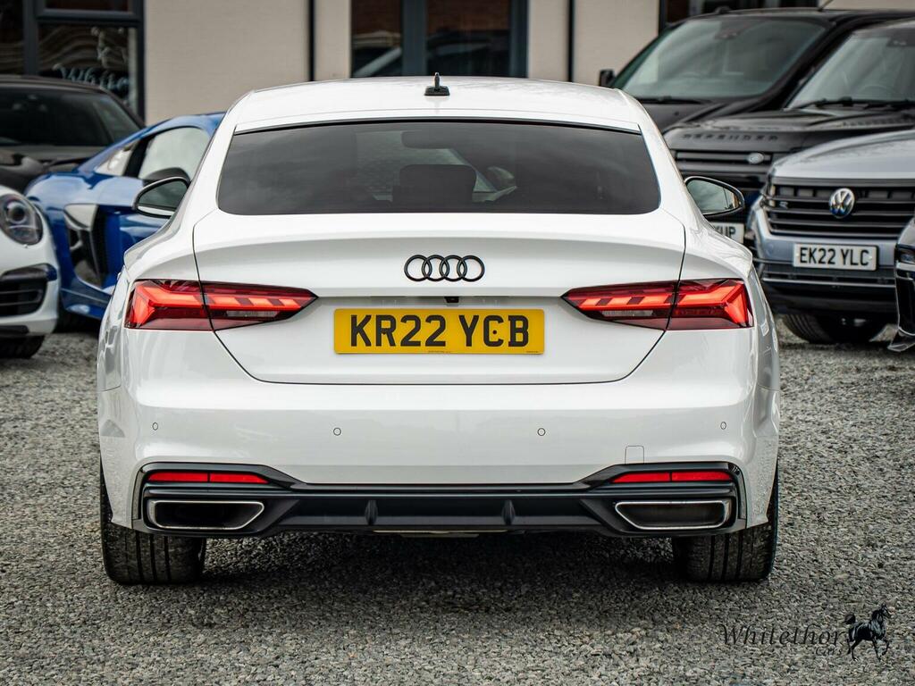 Audi A5 Hatchback 2.0 Tdi 35 S Line Sportback S Tronic Eur KR22YCB White #5