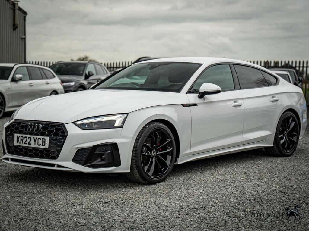 Audi A5 Hatchback 2.0 Tdi 35 S Line Sportback S Tronic Eur KR22YCB White #3