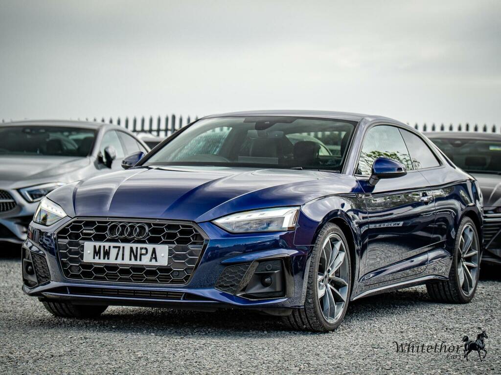 Audi A5 Coupe 2.0 Tfsi 45 S Line S Tronic Quattro Euro 6 MW71NPA Blue #3