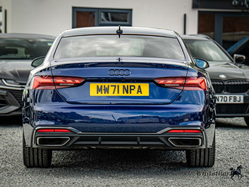 Audi A5 Coupe 2.0 Tfsi 45 S Line S Tronic Quattro Euro 6 MW71NPA Blue #5