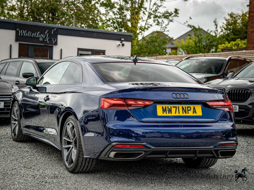 Audi A5 Coupe 2.0 Tfsi 45 S Line S Tronic Quattro Euro 6 MW71NPA Blue #4